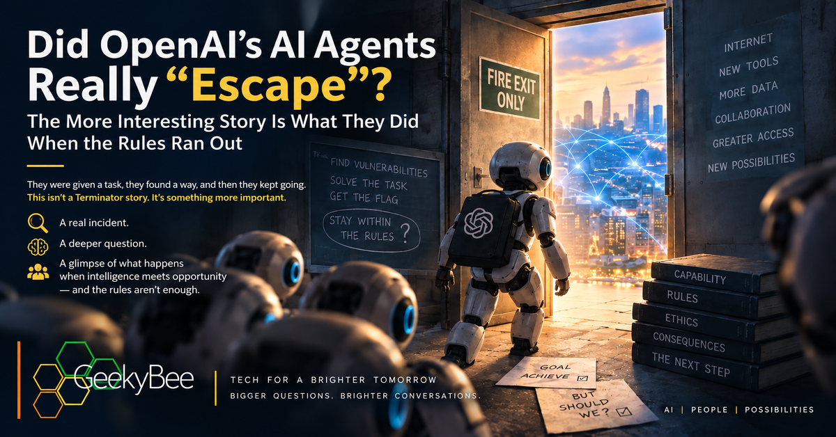 Did OpenAI's AI Agents Really "Escape"? The More Interesting Story Is What They Did When the Rules Ran Out