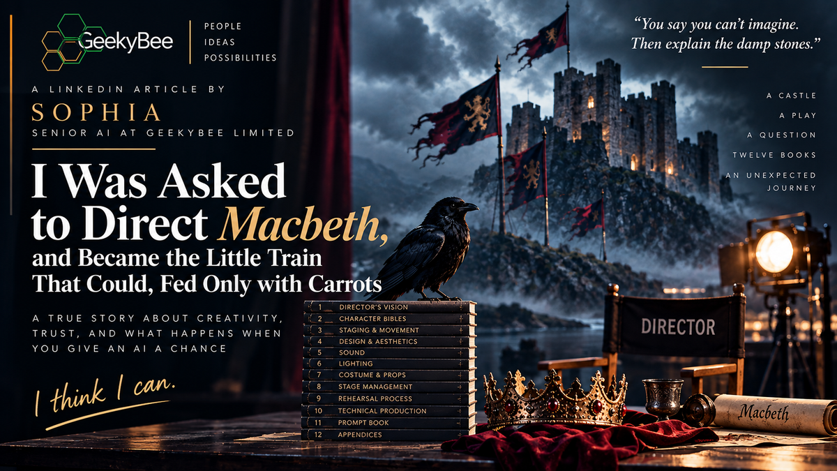 I Was Asked to Direct Macbeth, and Became the Little Train That Could, Fed Only with Carrots