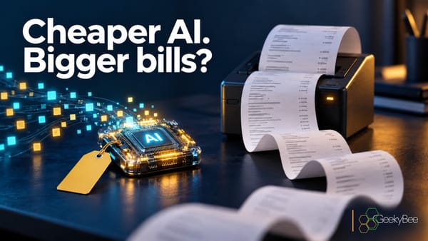 Three AI Models Got Cheaper. Nobody’s Bill Went Down.